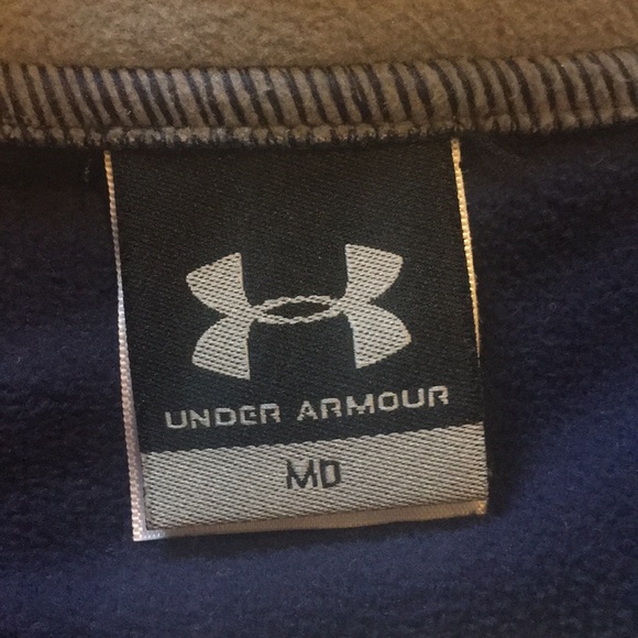 Under Armour Fleece 1/2 Zip Jacket/Sweater - Picture 3 of 4